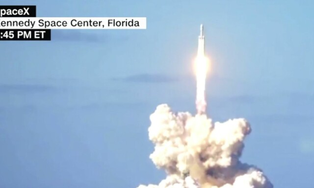 image: Her skyter SpaceX opp verdens kraftigste romrakett